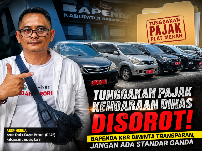Tunggakan Pajak Kendaraan Dinas Disorot, Bapenda KBB Diminta Transparan